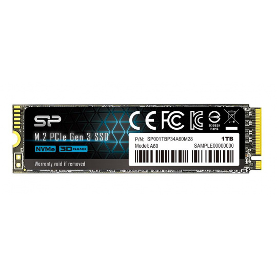 Silicon Power P34A60 M.2 1000 GB PCI Express SLC NVMe