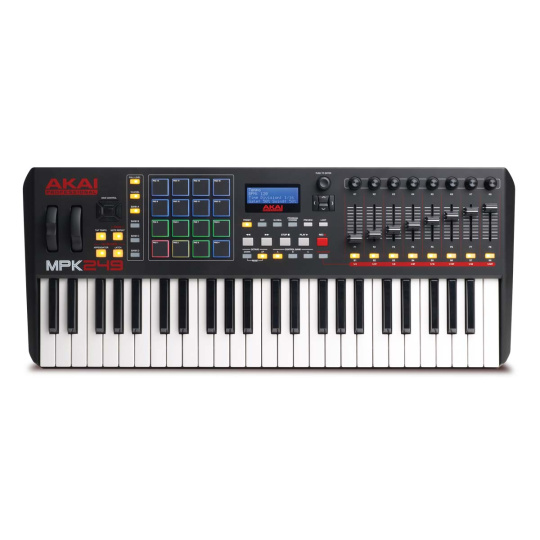 AKAI MPK 249 Ovládací klávesnice Kontrolér MIDI USB RGB Černá