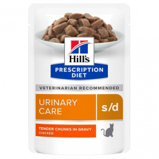 HILLS PD Fe Adult s/d URINARY CARE Chicken Kapsička 12 x 85 g