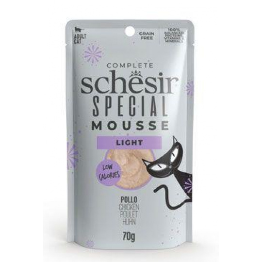 Schesir Cat kapsička Special Mousse Light kuracie 70g Schesir Cat kapsička Special Mousse Light kuracie 70g