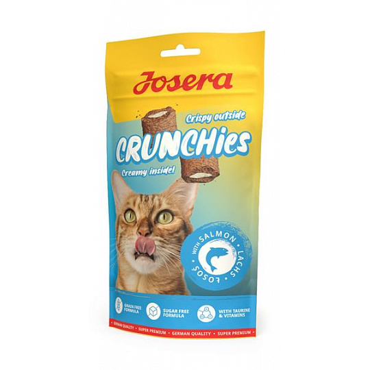 Josera Kapsička Cat Crunchies with Salmon 6x60 g Josera Kapsička Cat Crunchies with Salmon 6x60 g
