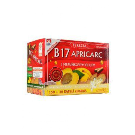 Vitamín B17 APRICARC s marhuľov. olejom 150cps TEREZIA
