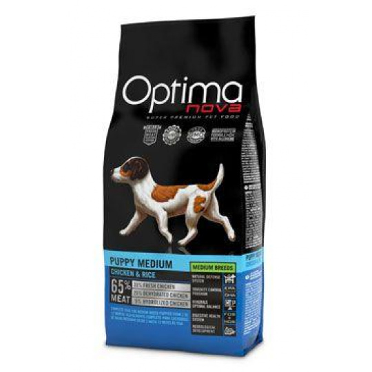 Optima Nova Dog Puppy medium 12kg Optima Nova Dog Puppy medium 12kg