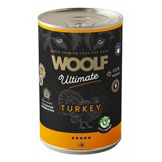 WOOLF Ultimate DogFood konz. Turecko 400g