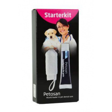 Petosan štartovacia sada kefka na prst+zubná pasta 20g 1ks