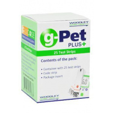 Proužky ke Glukometru g-Pet Woodley Plus    25ks