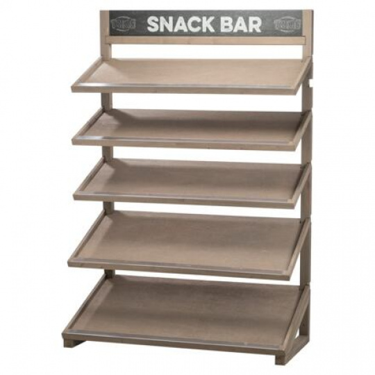 Policový Snack Bar, XL : 127 x 185 x 59 cm Policový Snack Bar, XL : 127 x 185 x 59 cm