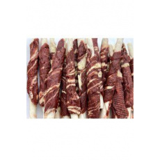 Pochúťka Kabanos obalený v jahňacom a treske 100g