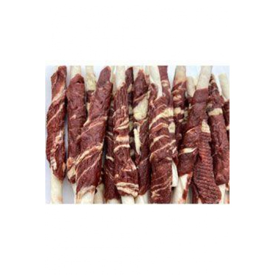 Pochúťka Kabanos obalený v jahňacom a treske 100g Pochúťka Kabanos obalený v jahňacom a treske 100g