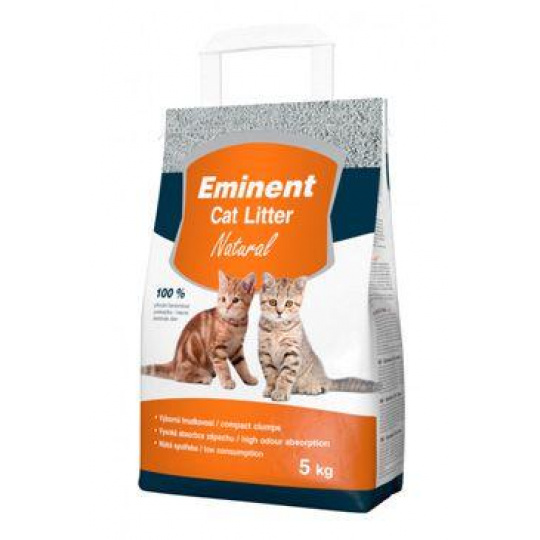 Eminent Podstielka Cat Litter Natural, bez vône 5kg Eminent Podstielka Cat Litter Natural, bez vône 5kg