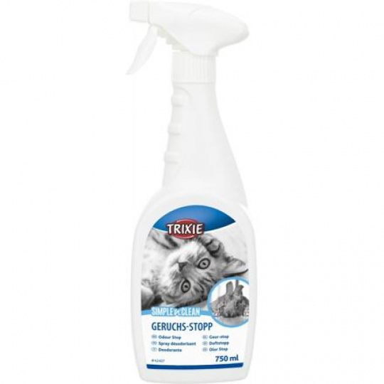 Simple´n´Clean Odour Stop, stop zápachu pre mačacie WC, 750ml Simple´n´Clean Odour Stop, stop zápachu pre mačacie WC, 750ml