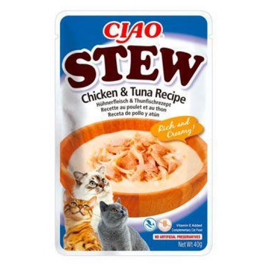 Churu Cat Stew Chicken&Tuna Recept 40g Churu Cat Stew Chicken&Tuna Recept 40g