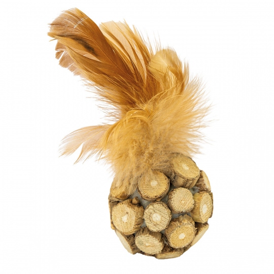 Loptička MATATABI s perím o 5 cm, HipHop Cat