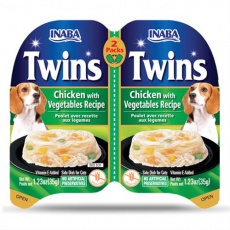Inaba Twin Packs Dog Kapsička Kuracie so zeleninou 80 g