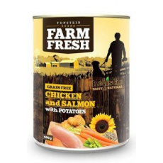 Farm Fresh Dog Chicken&Salmon with Potatoes konz 800g