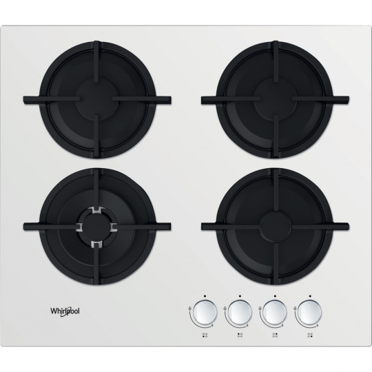 Whirlpool AKT 625/WH varná deska Bílá Vestavěné Plynový 4 zóna/zón