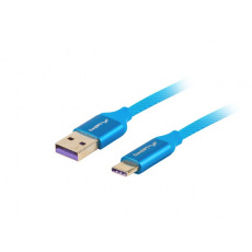 Lanberg CA-USBO-21CU-0005-BL USB kabel USB 2.0 0,5 m USB A USB C Modrá