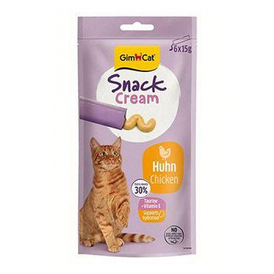 GimCat Snack Cream kuracie 6x15g