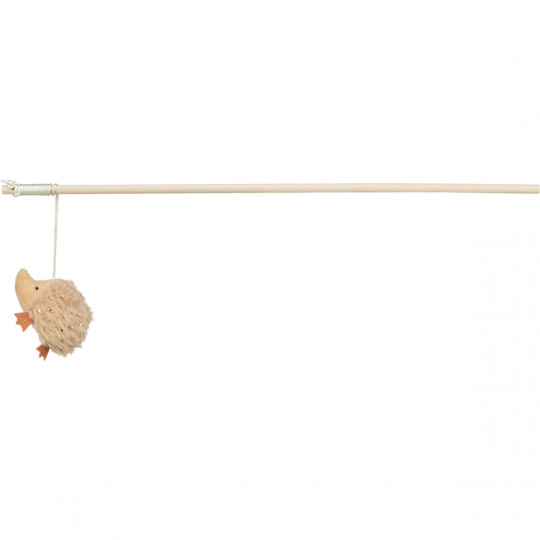 Vianočný hrací prút s ježkom a catnipom, 48 cm, plyš/drevo, béžová/zlatá Vianočný hrací prút s ježkom a catnipom, 48 cm, plyš/drevo, béžová/zlatá