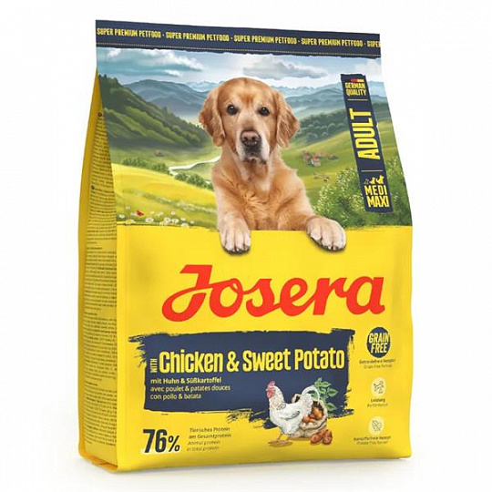 Josera Dog Adult Medium&Maxi Chicken & Sweet Potato 0,9 kg Josera Dog Adult Medium&Maxi Chicken & Sweet Potato 0,9 kg