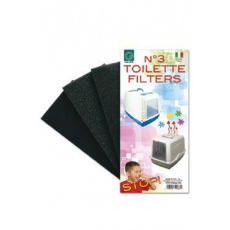 WC mačka VICKY náhradný filter 3ks v bal.