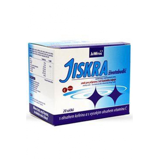 Jiskra životabudič šumivý nápoj JuWital 20sáčkov Jiskra životabudič šumivý nápoj JuWital 20sáčkov