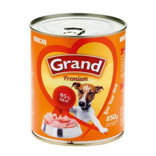 GRAND konz. pes morčací 850g GRAND konz. pes morčací 850g