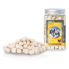 KIDDOG Super Premium 100% freeze dried CHICKEN CUBES - čisté kuracie mäso sušené mrazom 80 g KIDDOG Super Premium 100% freeze dried CHICKEN CUBES - čisté kuracie mäso sušené mrazom 80 g