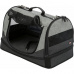 Transportní taška-pelíšek HOLLY 50x30x30 cm nylon,černo/šedá (max 15kg)