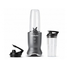 NutriBullet NB1206DGCC mixér 900 l Stojací mixér 1200 W Černá, Průhledná