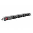 LANBERG POWER STRIP RACK PDU (1U,10A,7X 230V,2M)