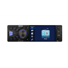 Akai CA015A-4108S automobilový mediální přijímač Černá 100 W Bluetooth