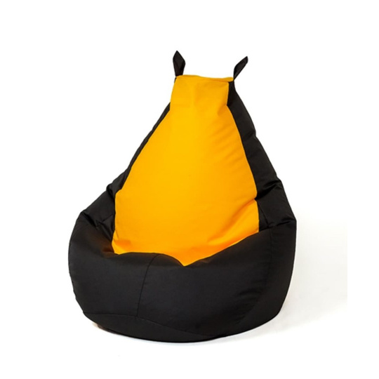 Sako taška pouffe Batman černo-žlutá XL 130 x 90 cm