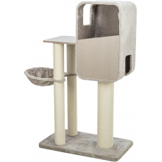 Škrabadlo MARINA, jaskyňa, plošina, hamaka, 132 cm, sivá Škrabadlo MARINA, jaskyňa, plošina, hamaka, 132 cm, sivá