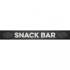 Topper - doska s nápisom SNACK BAR k #9021, 9024 117.5 x 15.5 cm