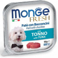 MONGE FRESH - paštéta a kúsky s tuniakom 100 g pre psy