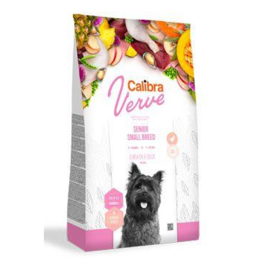 Calibra Dog Verve GF Senior Small Chicken&Duck 6kg Calibra Dog Verve GF Senior Small Chicken&Duck 6kg