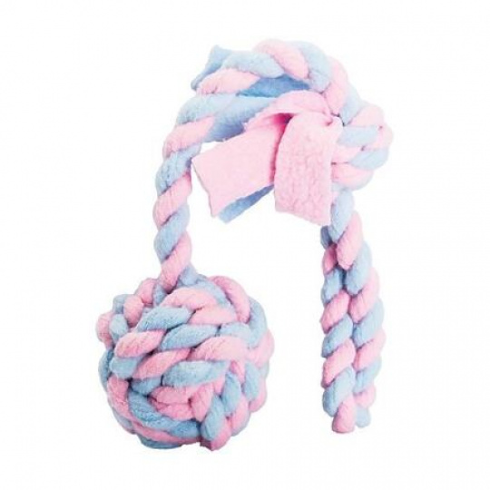 Pletené BABY preťahovadlo HipHop FLEECE ø 6 cm/ 30 cm, ružová/modrá Pletené BABY preťahovadlo HipHop FLEECE ø 6 cm/ 30 cm, ružová/modrá