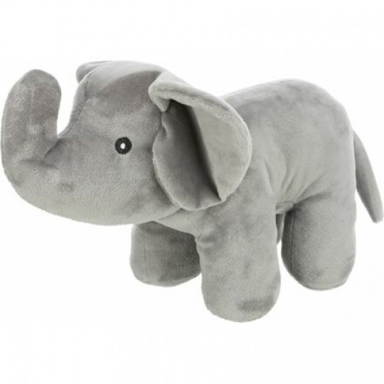 ELEPHANT, plyšový slon 36cm - DOPRODEJ