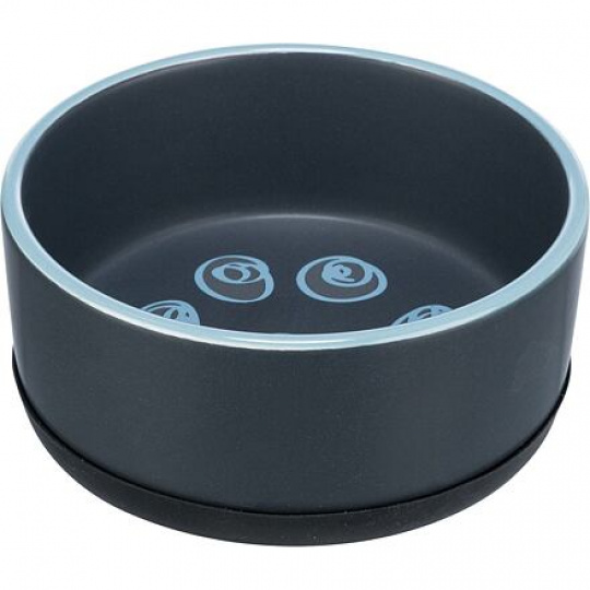 Keramická miska s labkou a gumovou základňou Keramická miska s labkou a gumovou základňou