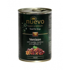 NUEVO dog Adult Venison Menue bal. 6 x 400 g konzerva NUEVO dog Adult Venison Menue bal. 6 x 400 g konzerva