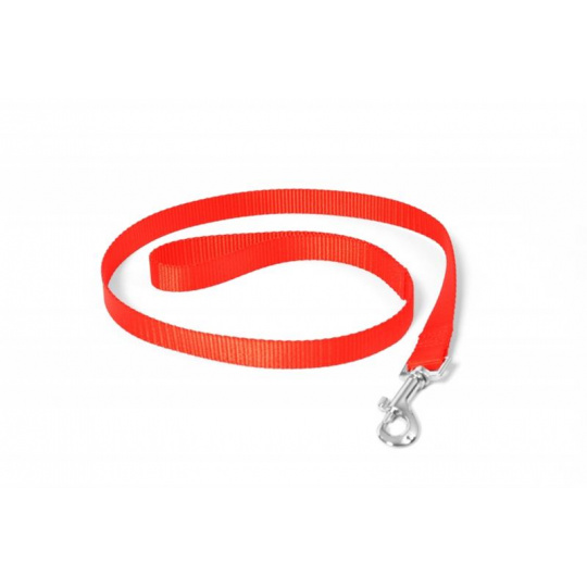 Vodítko DUVO+ Nylon červené 100 cm/ 20 mm