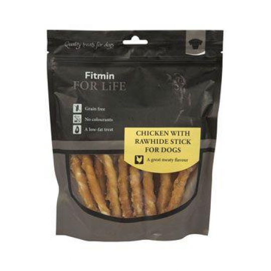 Pochúťka FFL dog treat Kurča na byvolej tyčinke 400g
