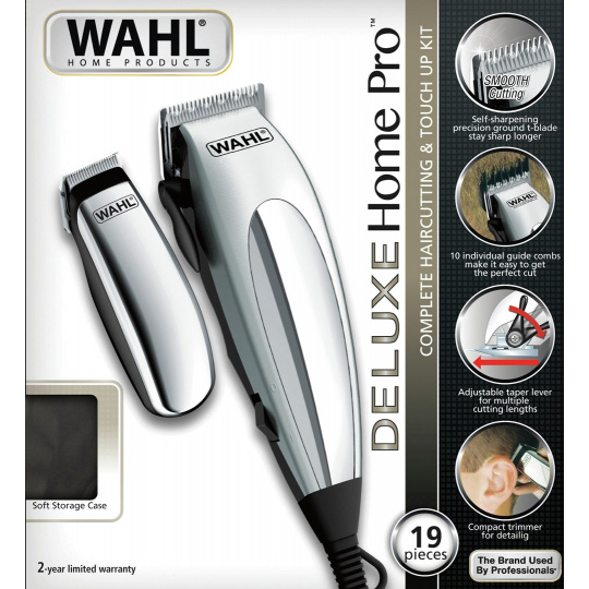 Wahl 79305-1316 zastřihovač vousů a vlasů Chrom, Stříbrná