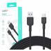 AUKEY CB-NAC2 USB-C Type-C Power Delivery PD 60W 3A 1.8m Nylon Černá