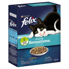 PURINA Felix Seaside Sensations Salmon - suché krmivo pro kočky - 1kg