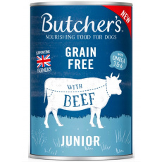 BUTCHER'S Original Junior Beef Jelly - vlhké krmivo pro psy - 400g