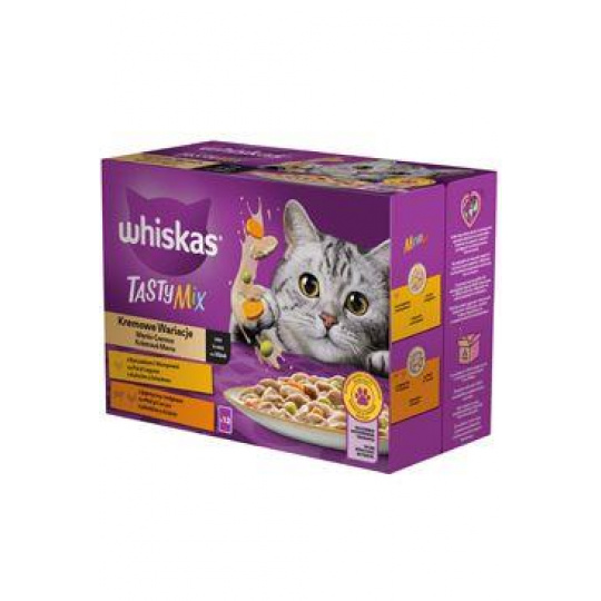 Whiskas kaps. Tasty Mix Creamy Creations 12x85g Whiskas kaps. Tasty Mix Creamy Creations 12x85g