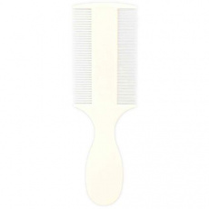 Hrebeň plastový veľmi jemný na blchy a prach, rukoväť 14 cm Hrebeň plastový veľmi jemný na blchy a prach, rukoväť 14 cm