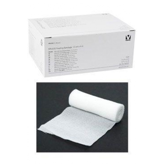 Obväz Fixačný 12cmx4m KRUUSE 10ks